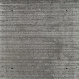 Square Contemporary Gunmetal Gray Modern Rug, con2661