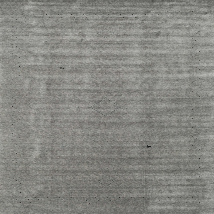 Sideview of Machine Washable Contemporary Silver Gray Rug, wshcon2664