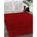 Machine Washable Contemporary Neon Red Rug in a Family Room, wshcon2665