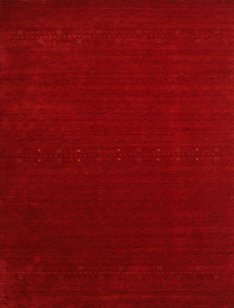 Contemporary Neon Red Modern Rug, con2665