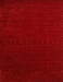 Contemporary Neon Red Modern Rug, con2665