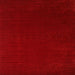 Square Contemporary Neon Red Modern Rug, con2665