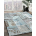 Machine Washable Contemporary Light Steel Blue Rug in a Family Room, wshcon2666