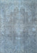 Contemporary Slate Blue Grey Persian Rug, con2667