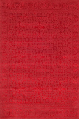 Contemporary Red Modern Rug, con266
