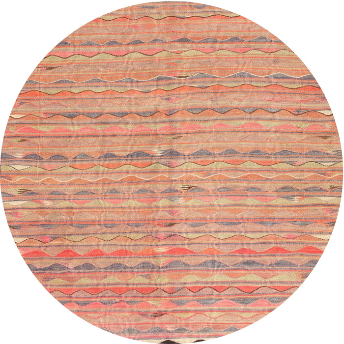 Sideview of Contemporary Sandy Brown Southwestern Rug, con2672