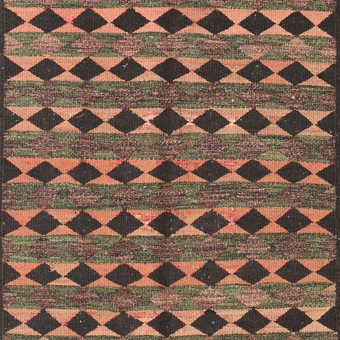 Contemporary Dark Brown Modern Rug, con2675