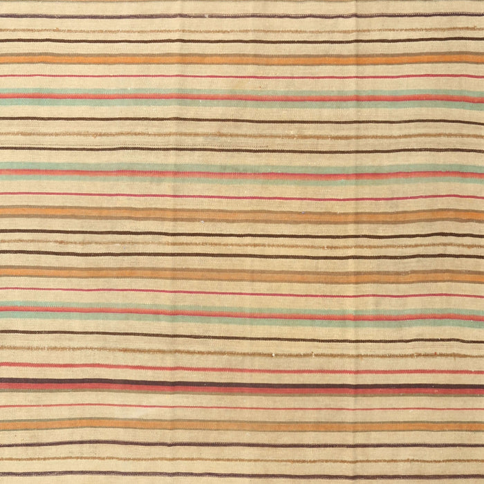 Square Contemporary Bronze Brown Solid Rug, con2679