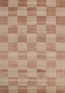 Machine Washable Contemporary Rust Pink Rug, wshcon267