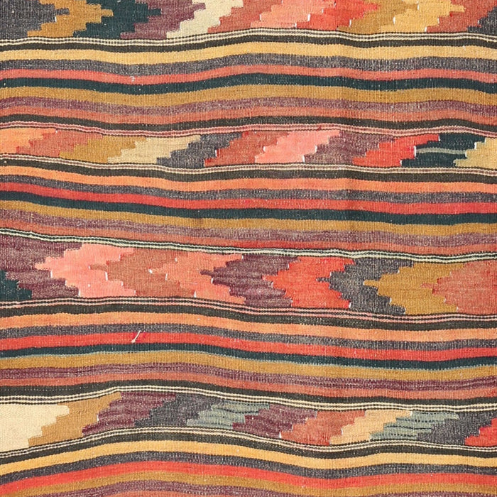 Contemporary Brown Red Southwestern Rug, con2680