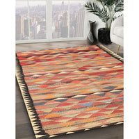 Contemporary Sand Brown Oriental Rug, con2682