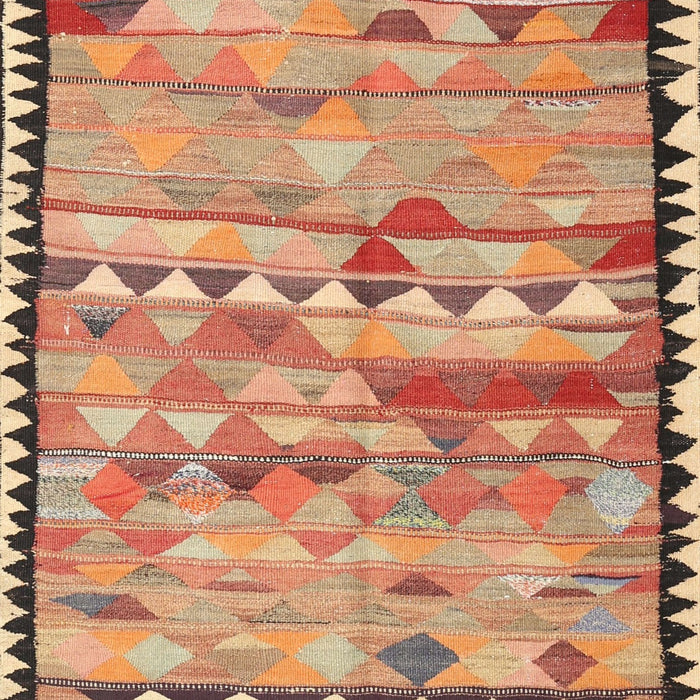 Contemporary Sand Brown Oriental Rug, con2682