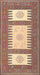 Contemporary Sienna Brown Southwestern Rug, con2685