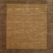 Square Contemporary Saddle Brown Modern Rug, con268