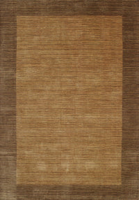 Machine Washable Contemporary Saddle Brown Rug, wshcon268