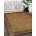 Machine Washable Contemporary Saddle Brown Rug in a Family Room, wshcon268