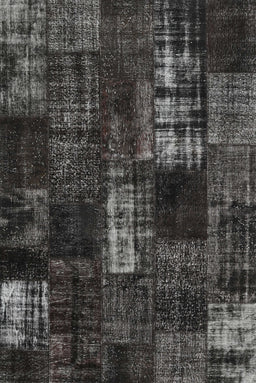 Machine Washable Contemporary Midnight Gray Rug, wshcon2692