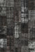 Contemporary Mid Gray Patchwork Rug, con2692