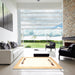 Square Machine Washable Contemporary Beige Rug in a Living Room, wshcon269