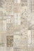 Contemporary Light French Beige Brown Patchwork Rug, con2702