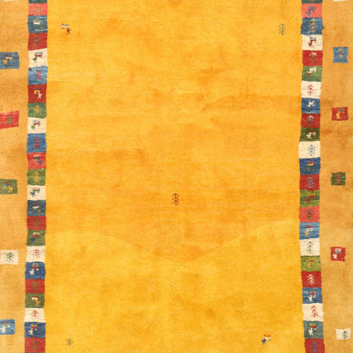 Contemporary Orange Modern Rug, con2703