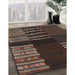 Machine Washable Contemporary Brown Rug in a Family Room, wshcon2704