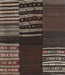 Machine Washable Contemporary Brown Rug, wshcon2704