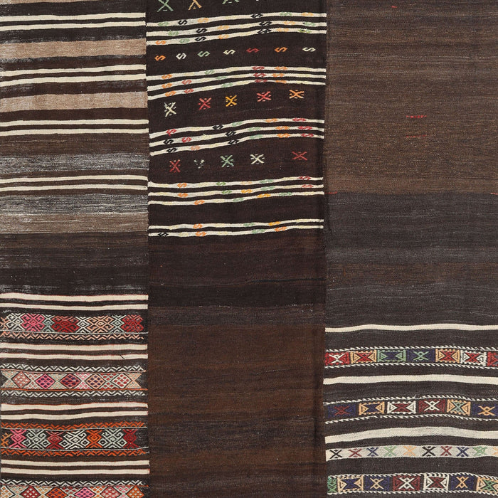 Machine Washable Contemporary Brown Rug, wshcon2704