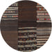 Sideview of Contemporary Brown Southwestern Rug, con2704