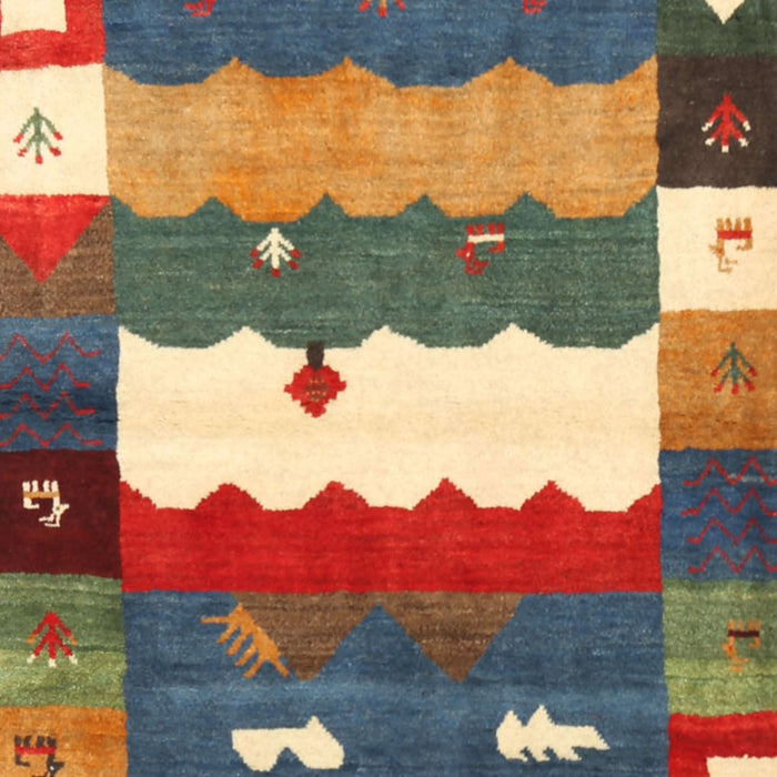 Contemporary Chestnut Brown Modern Rug, con2707