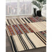 Machine Washable Contemporary Sepia Brown Rug in a Family Room, wshcon2709