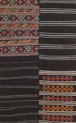 Machine Washable Contemporary Midnight Gray Rug, wshcon2710