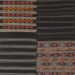 Sideview of Machine Washable Contemporary Midnight Gray Rug, wshcon2710