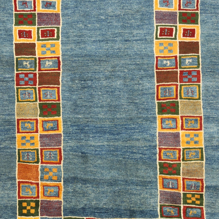 Contemporary Dark Sea Green Modern Rug, con2713