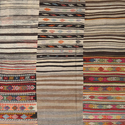 Sideview of Machine Washable Contemporary Light French Beige Brown Rug, wshcon2714