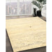 Machine Washable Contemporary Khaki Gold Rug in a Family Room, wshcon2719