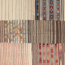 Sideview of Machine Washable Contemporary Chestnut Brown Rug, wshcon2720