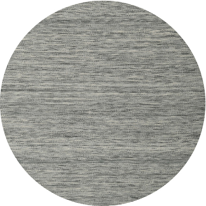 Sideview of Contemporary Carbon Gray Modern Rug, con2727