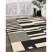 Machine Washable Contemporary Charcoal Black Rug in a Family Room, wshcon2729