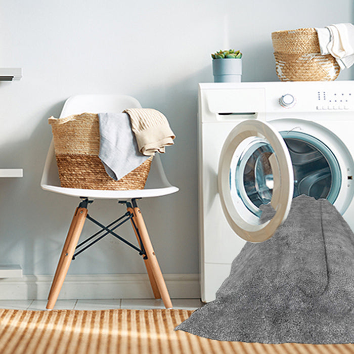Machine Washable Contemporary Cloud Gray Rug in a Washing Machine, wshcon2731
