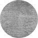 Square Machine Washable Contemporary Cloud Gray Rug, wshcon2731