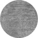 Sideview of Contemporary Gray Modern Rug, con2732