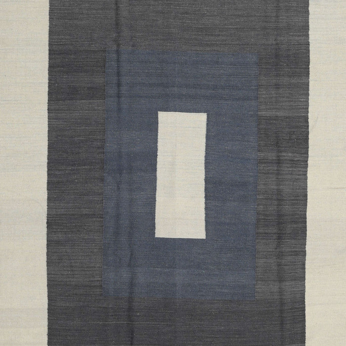 Contemporary Gray Modern Rug, con2736