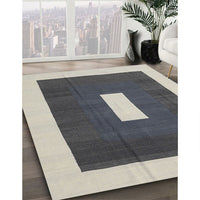 Contemporary Gray Modern Rug, con2736