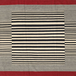 Sideview of Machine Washable Contemporary Brown Rug, wshcon2738