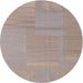 Sideview of Contemporary Pink Modern Rug, con2739