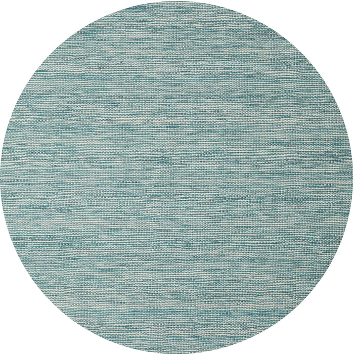 Square Machine Washable Contemporary Sea Green Rug, wshcon2741