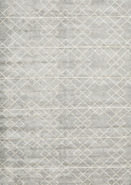 Contemporary Dark Gray Modern Rug, con2742