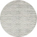 Sideview of Contemporary Dark Gray Modern Rug, con2742