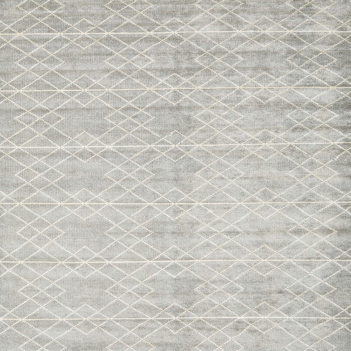 Square Contemporary Dark Gray Modern Rug, con2742